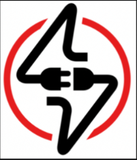 C. Maratta Electric logo — lightning bolt and plug emblem